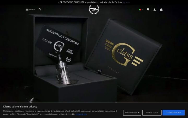 Screenshot of angryfoxvape.com