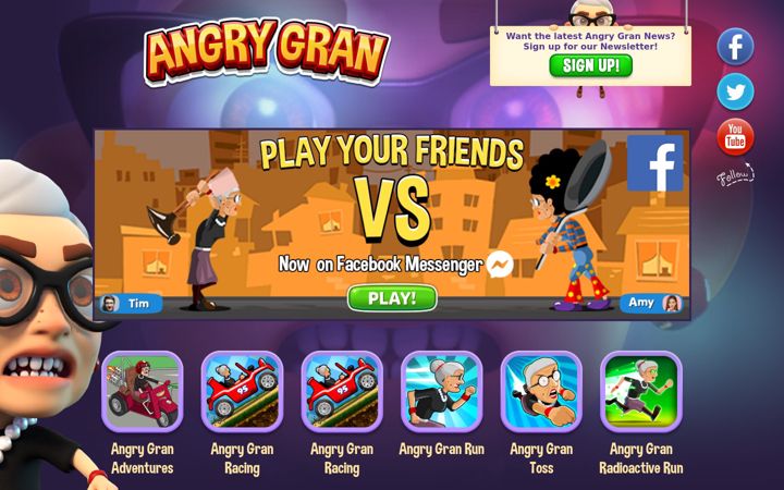 Ekrano kopija angrygran.com