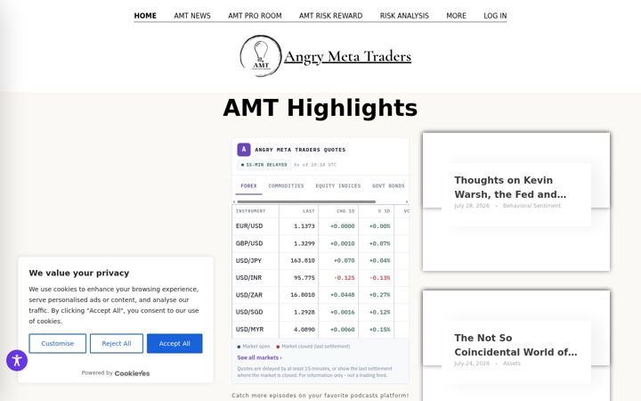 Screenshot of angrymetatraders.com