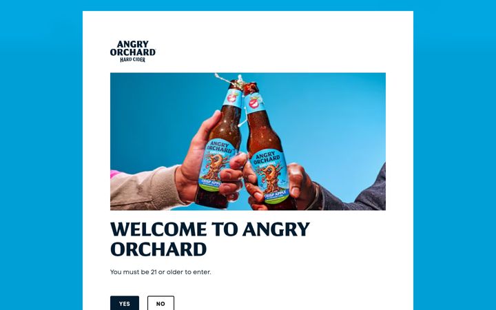 Zrzut ekranu angryorchard.com