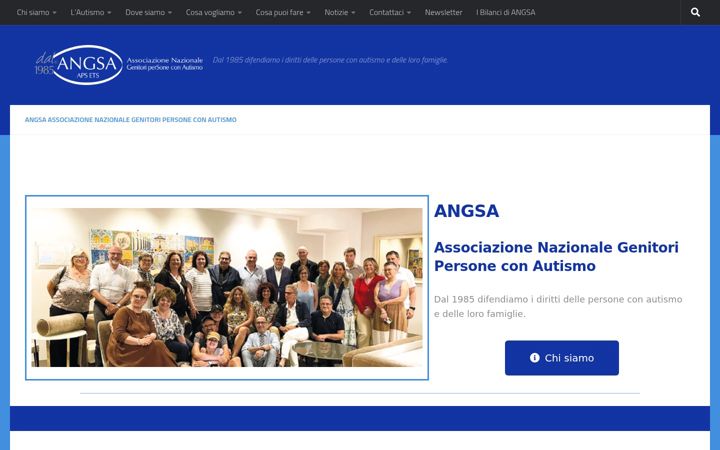 Screenshot stránky angsa.it