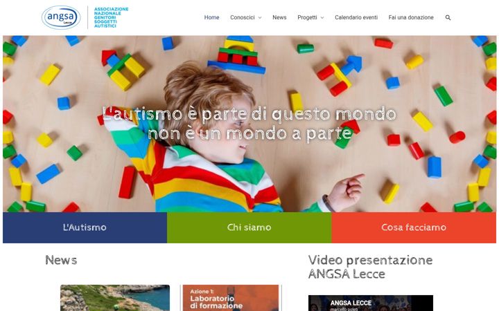 Screenshot of angsalecce.it