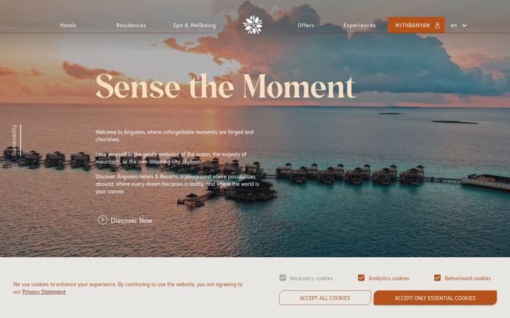 Screenshot of angsana.com