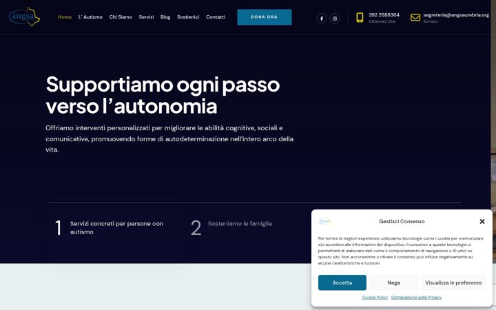 Screenshot ta' angsaumbria.org