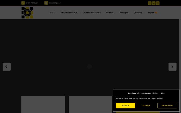 Screenshot van angser.es