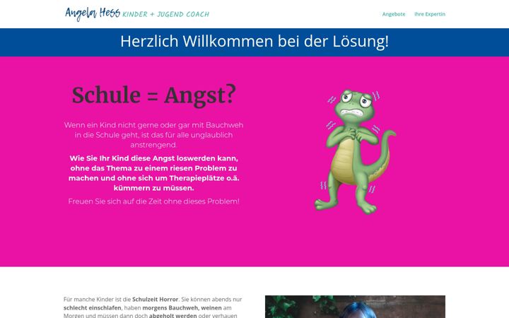 Screenshot of angst-vor-schule.de
