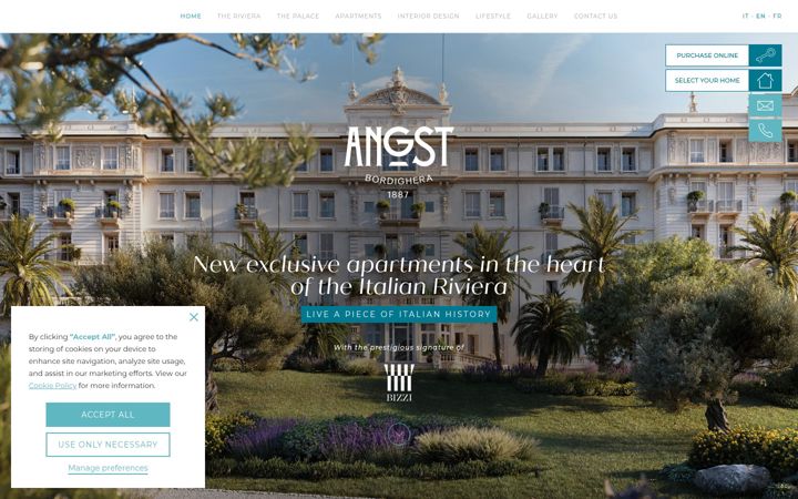 Screenshot of angstbordighera.com