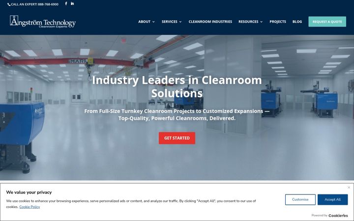 Zrzut ekranu angstromtechnology.com