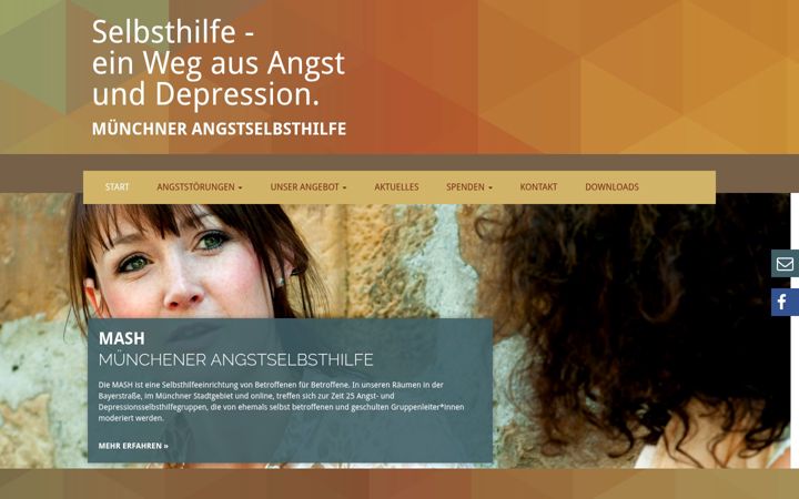 Skärmbild av angstselbsthilfe-muenchen.de