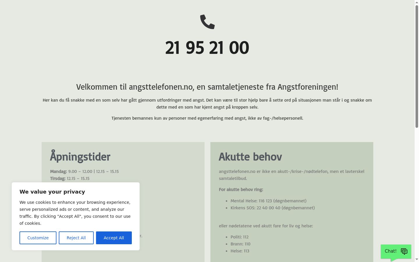 Sutikimo reklamjuostės, rodytos prieš bet kokią sąveiką, ekrano kopija