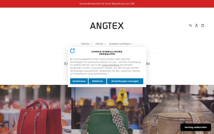 Screenshot of angtex.de
