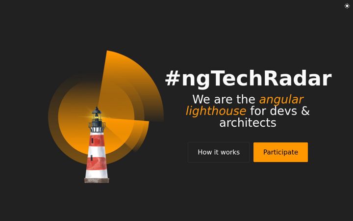 Screenshot of angular-techradar.dev