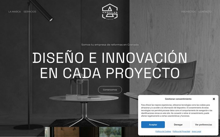 Screenshot of angularreformas.com