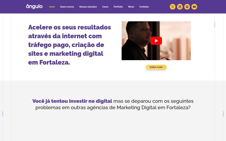 Screenshot of angulodigital.com.br