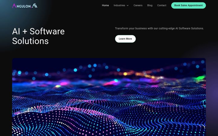 Screenshot of angulon.ai