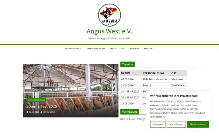 Screenshot of angus-west.de