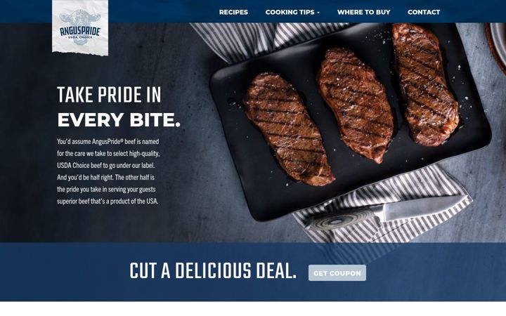 Screenshot of anguspride.com