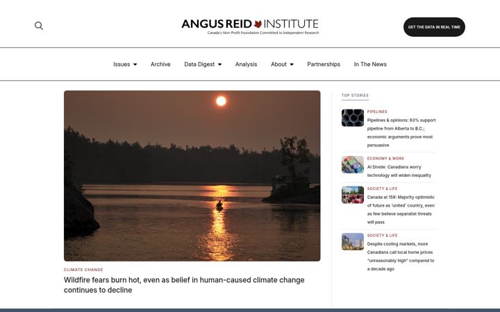 Screenshot of angusreid.org