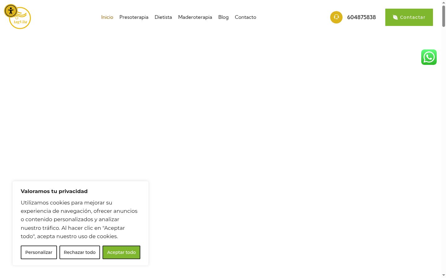 Screenshot des Einwilligungsbanners vor jeglicher Interaktion