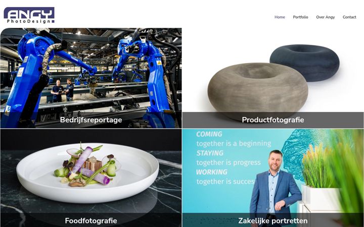 Screenshot of angy.nl