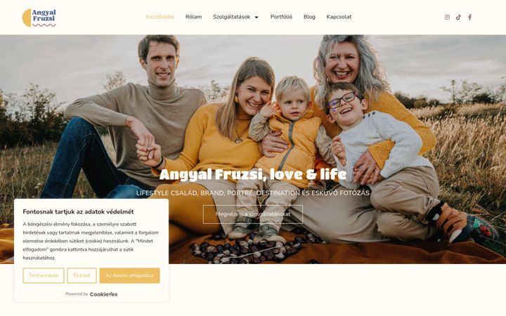 Screenshot von angyalfruzsi.com