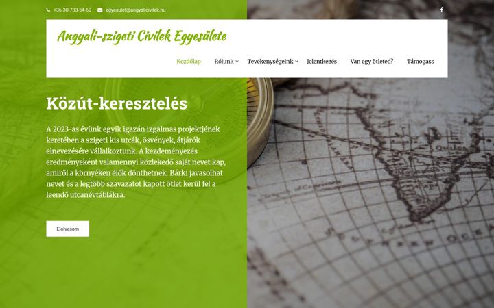 Posnetek zaslona angyalicivilek.hu