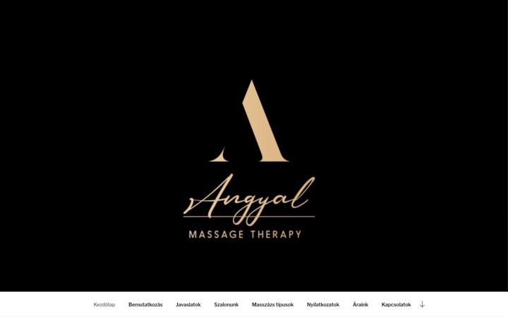 Screenshot of angyalmassage.hu