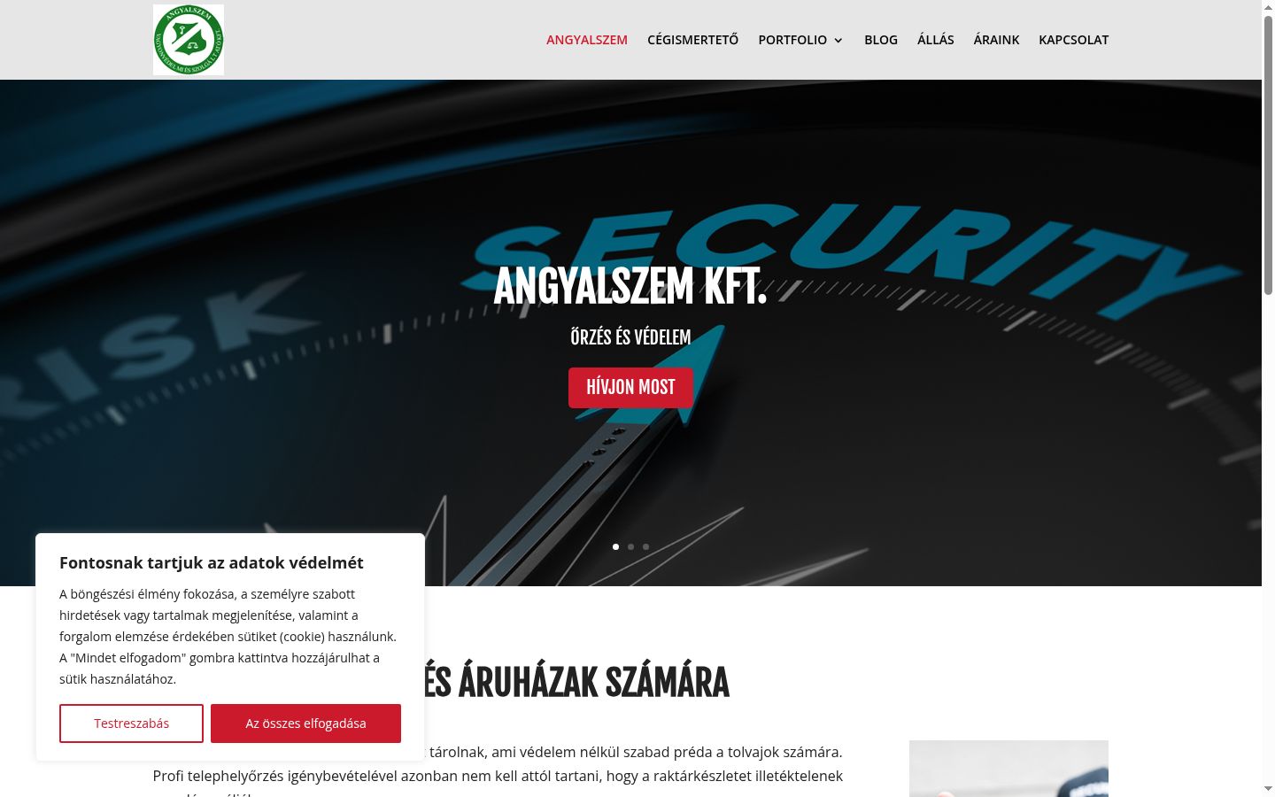 Screenshot του banner συγκατάθεσης που εμφανίστηκε πριν από οποιαδήποτε αλληλεπίδραση