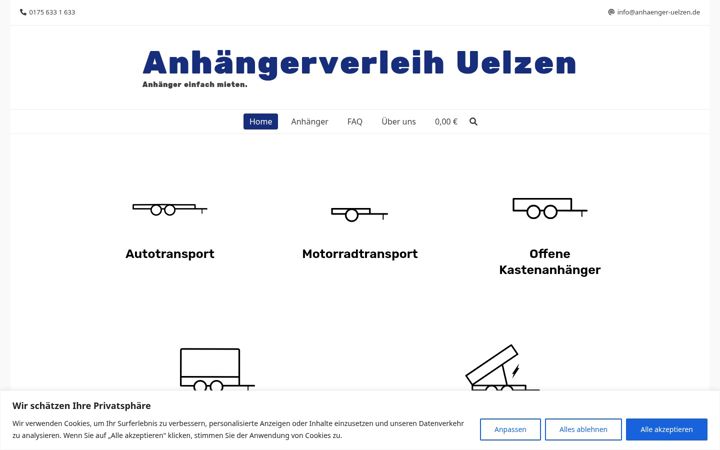 Skärmbild av anhaenger-uelzen.de