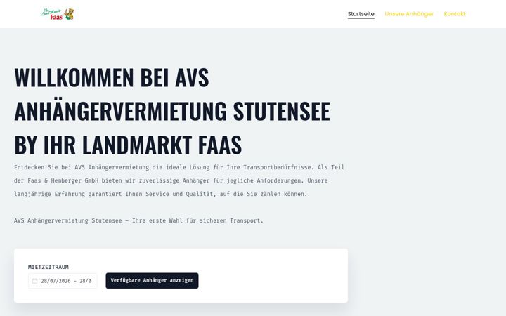 Snímek obrazovky anhaengervermietung-stutensee.de
