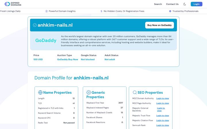Screenshot of anhkim-nails.nl