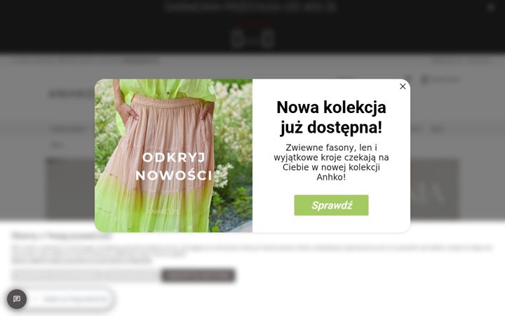 Snímek obrazovky anhko.pl