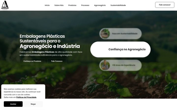 Screenshot of anhur.com.br