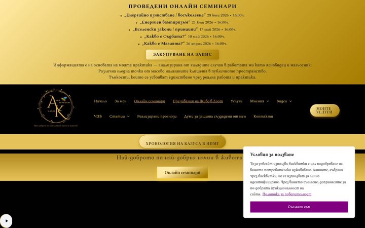 Screenshot of ani-kirilova.com
