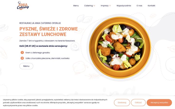 Screenshot of aniacatering.pl