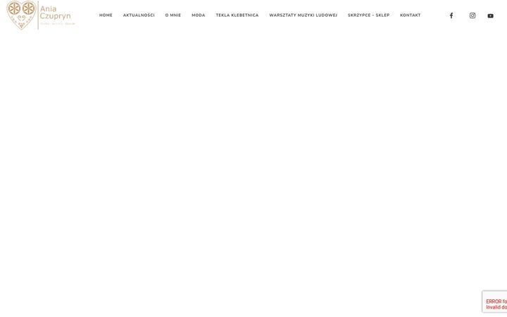Screenshot of aniaczupryn.pl