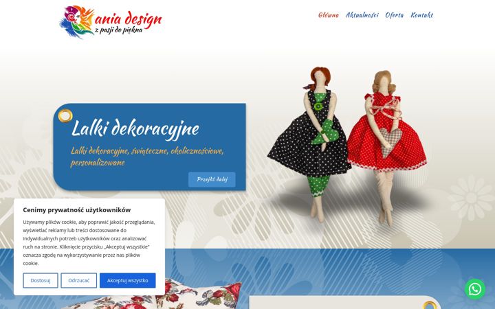 Screenshot of aniadesign.art