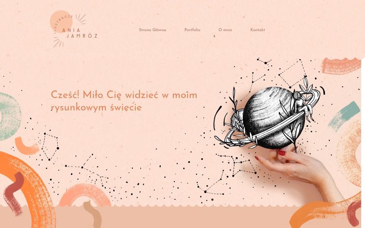 Screenshot of aniajamroz.com