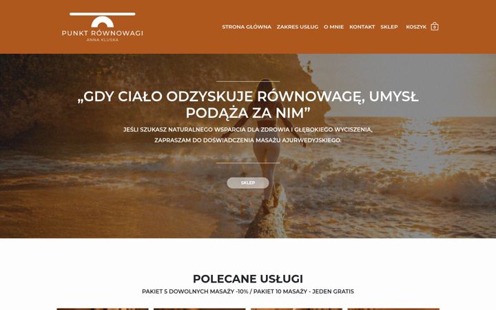 Screenshot of aniakluska.pl