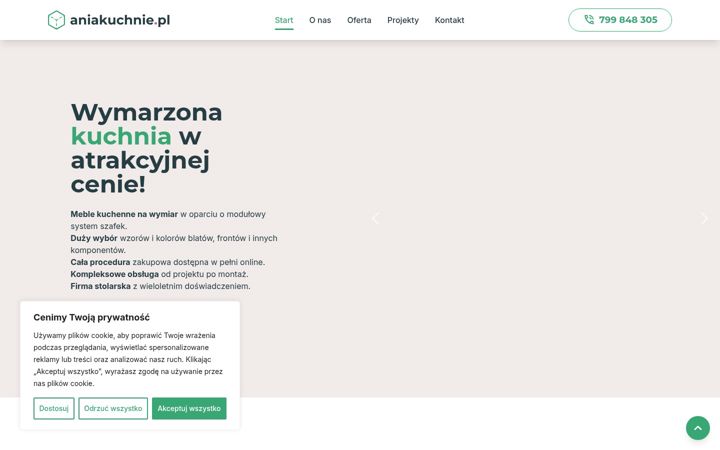Ekrano kopija aniakuchnie.pl