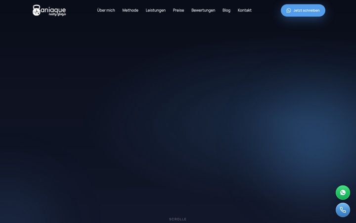 Screenshot of aniaque.de