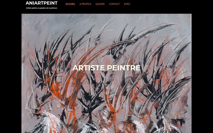 Screenshot van aniartpeint.fr