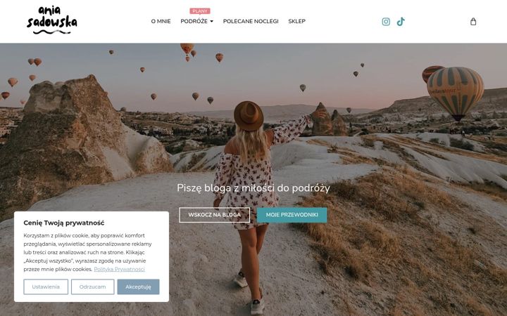 Screenshot of aniasadowska.pl