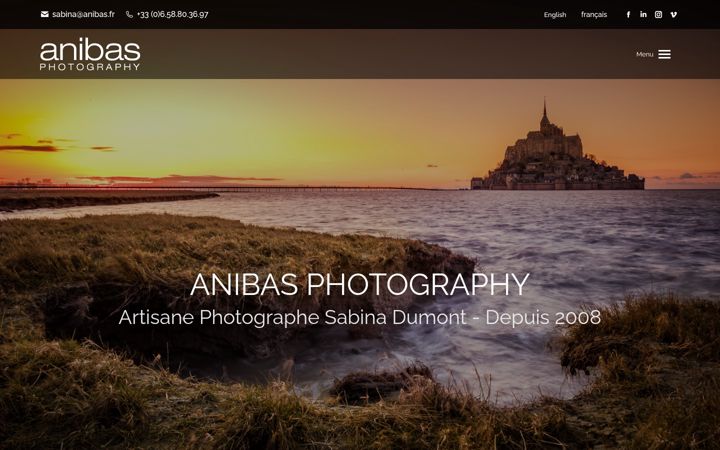 Screenshot van anibas.fr