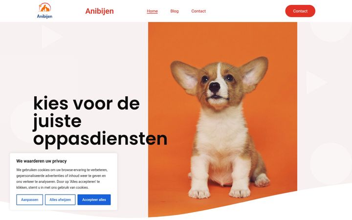 Captura de pantalla de anibijen.nl