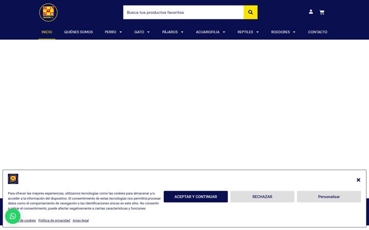 Snímek obrazovky anicompmascotas.com