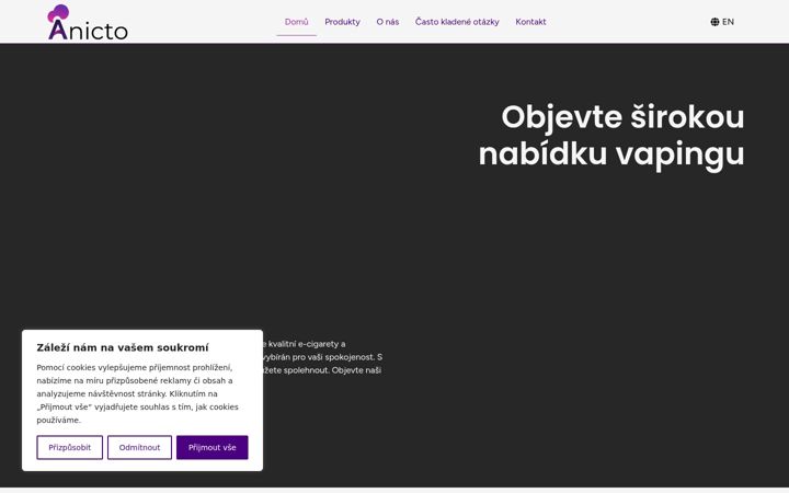 Screenshot of anicto.cz