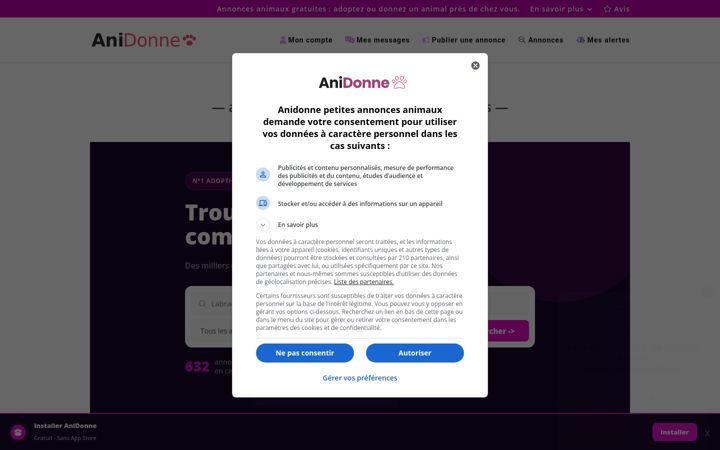 Snímek obrazovky anidonne.com