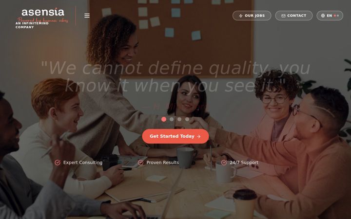 Screenshot of anidris-services.lu