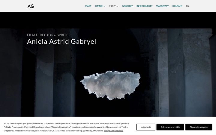 Screenshot of anielagabryel.com